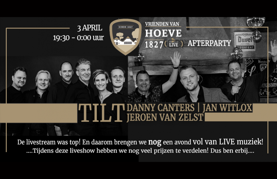 Onze liverstream afterparty